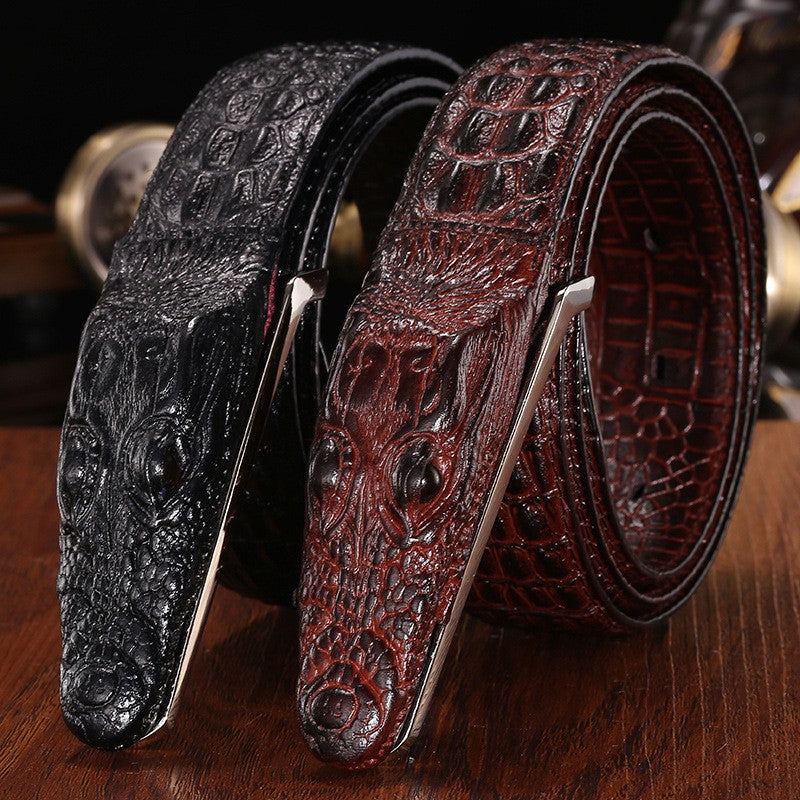 Crocodile genuine leather belt delivery 3 to 7 working days