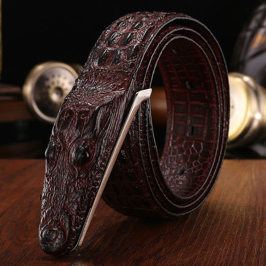 Crocodile genuine leather belt delivery 3 to 7 working days