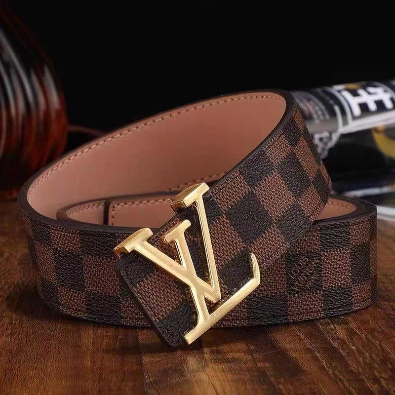 L Designer's genuine leather belt V  delivery 3 to 7 working days