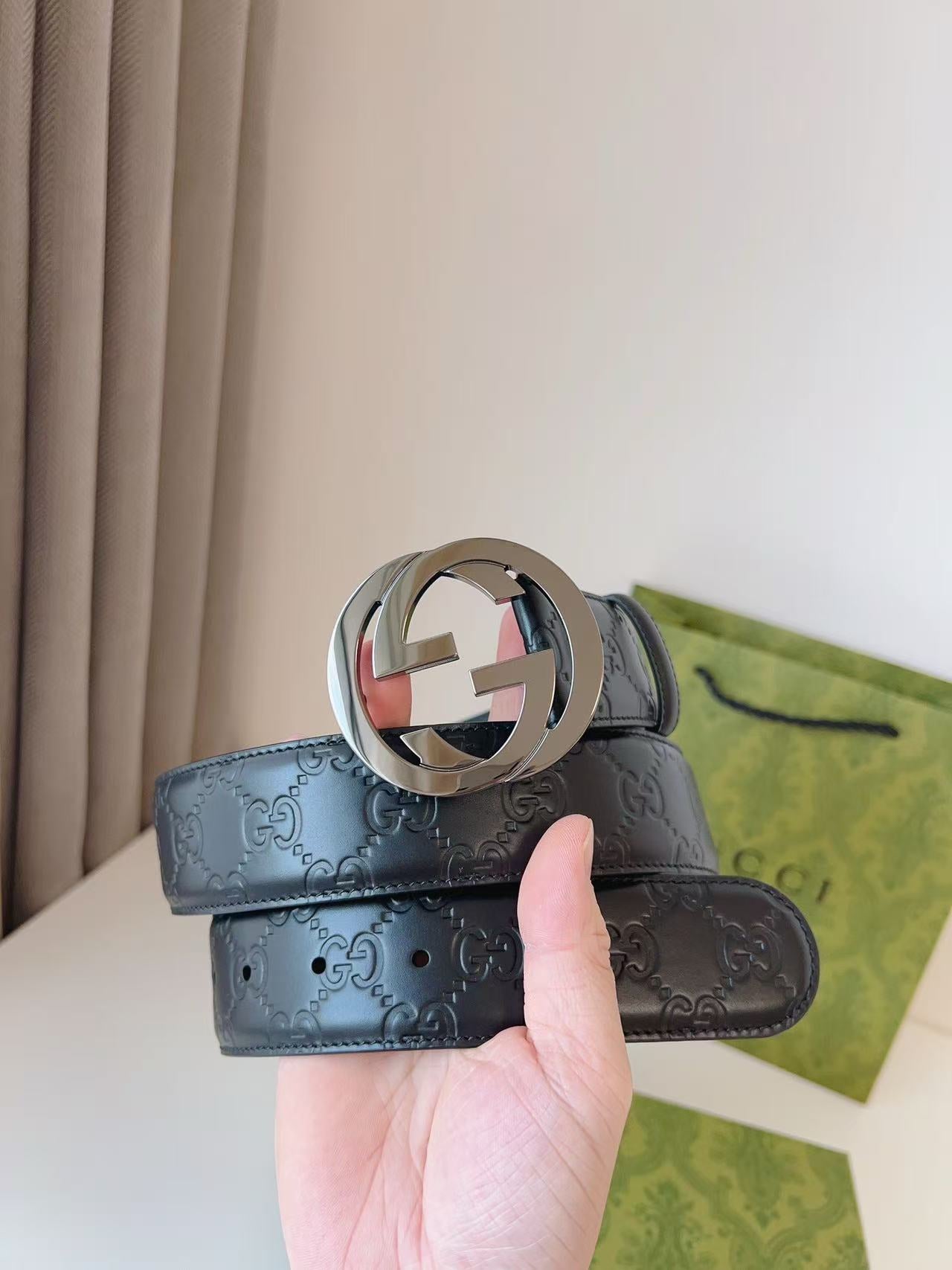 G Genuine leather belt delivery 3 to 7 working days