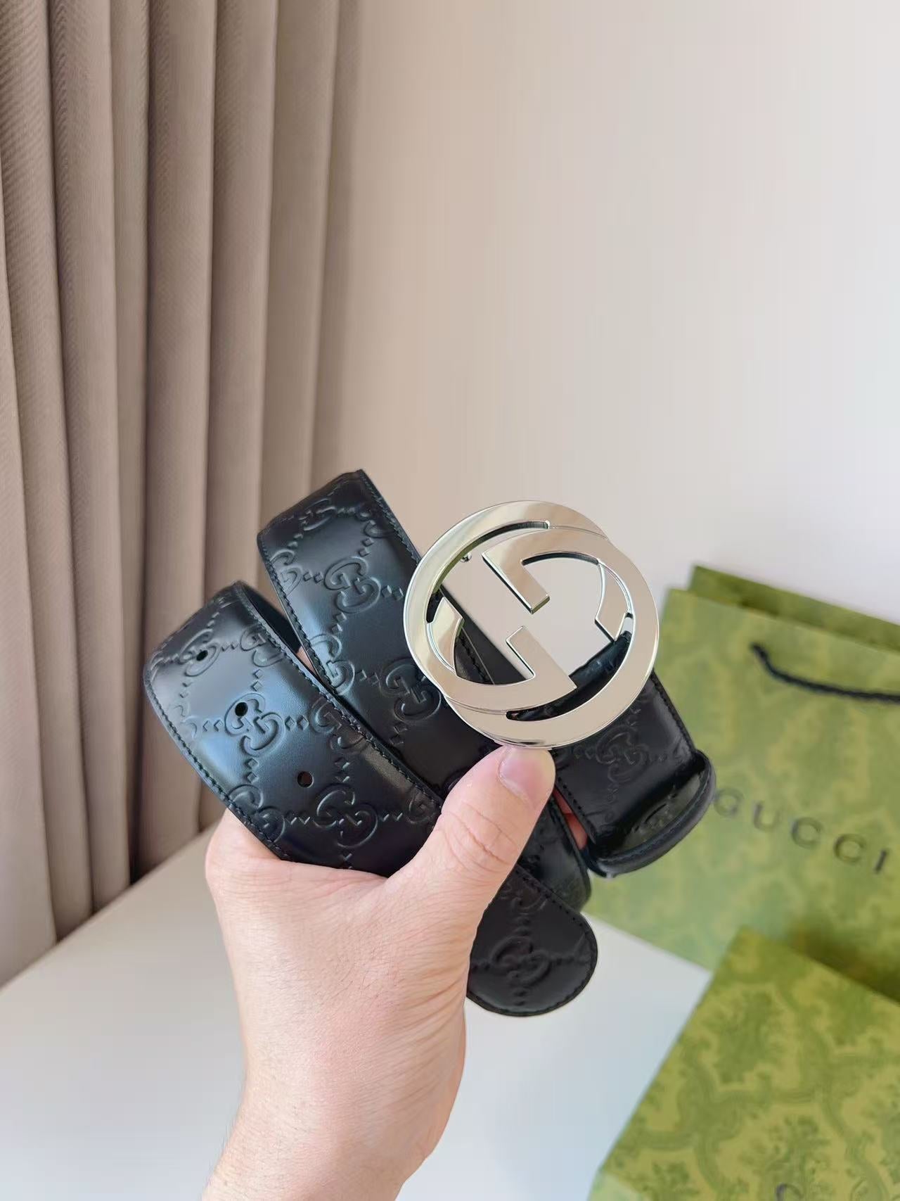 G Genuine leather belt delivery 3 to 7 working days