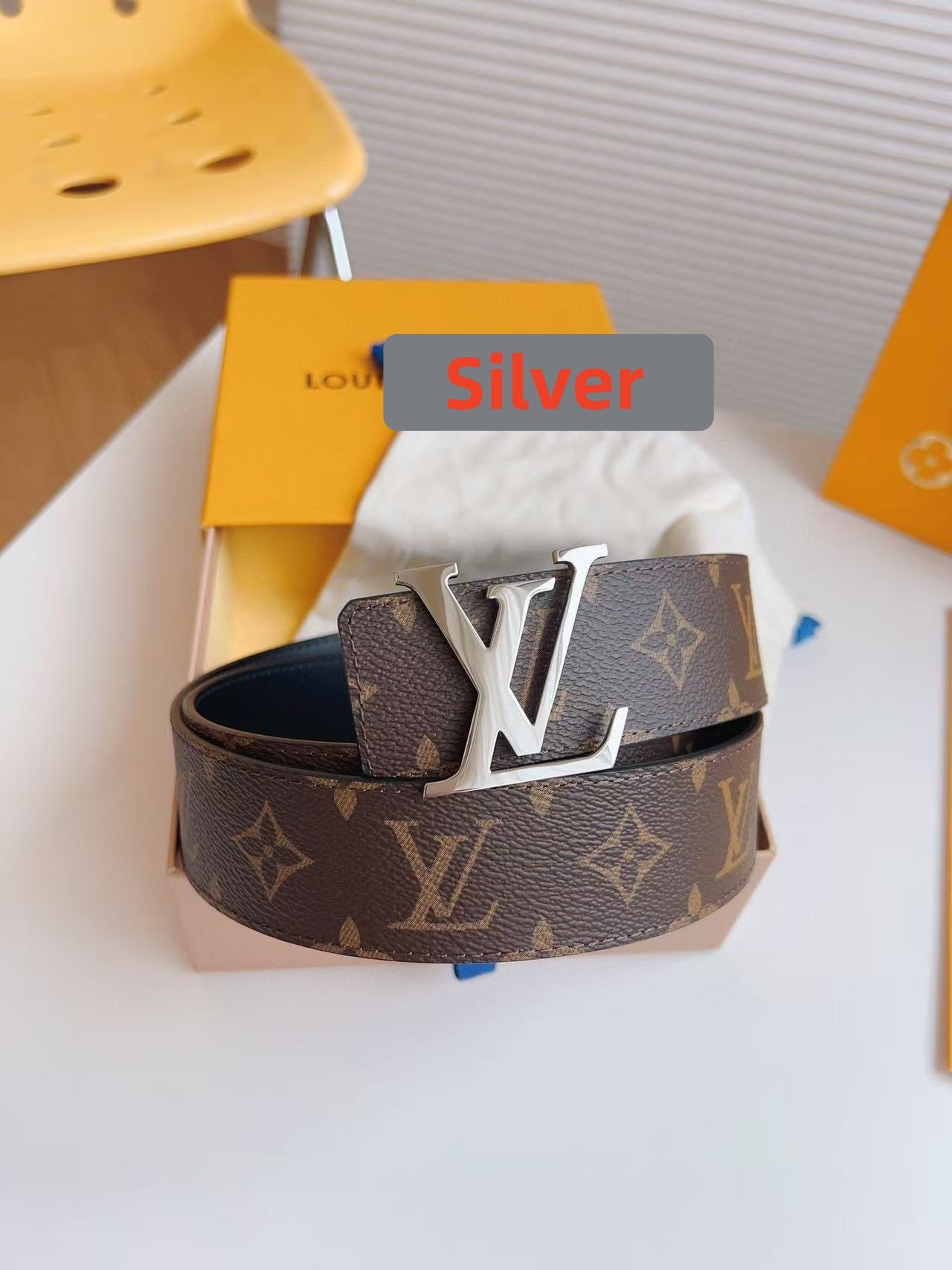 L Genuine leather belt V delivery 3 to 7 working days