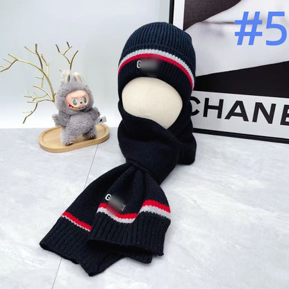 G hat, scarf, and gloves three-piece set