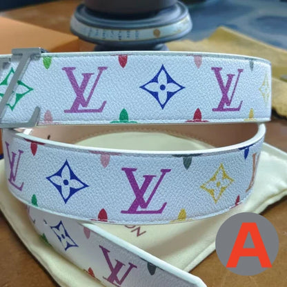 L Designer's genuine leather belt V  delivery 3 to 7 working days