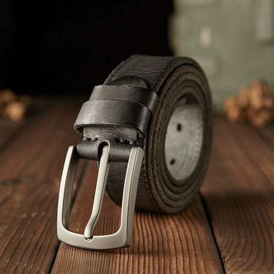 Cowhide belt delivery 3 to 7 working daysing
