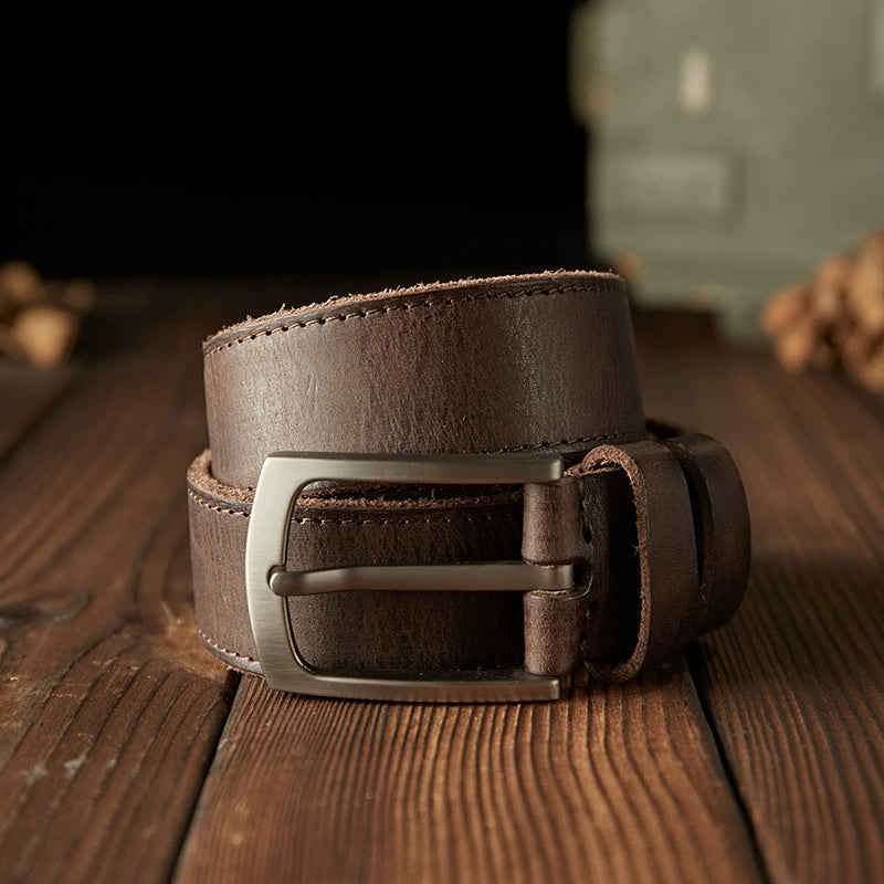 Cowhide belt delivery 3 to 7 working daysing