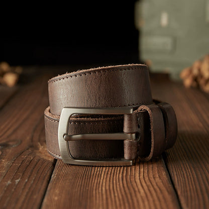 Cowhide belt delivery 3 to 7 working daysing