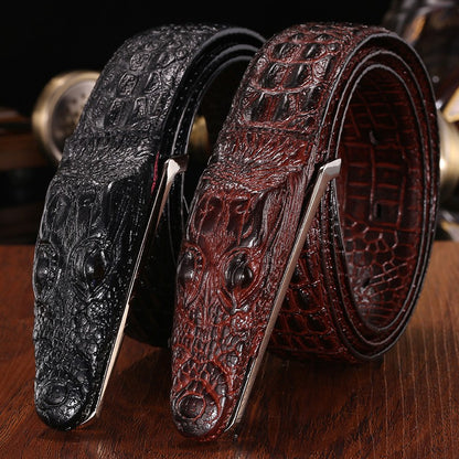 Crocodile genuine leather belt  delivery 3 to 7 working days