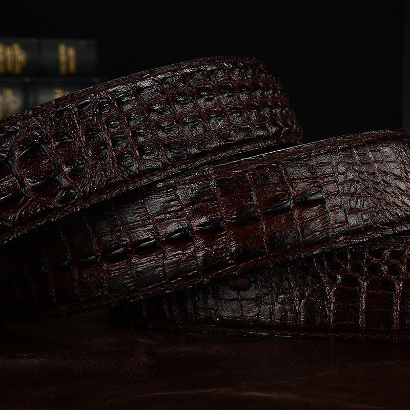 Crocodile genuine leather belt  delivery 3 to 7 working days