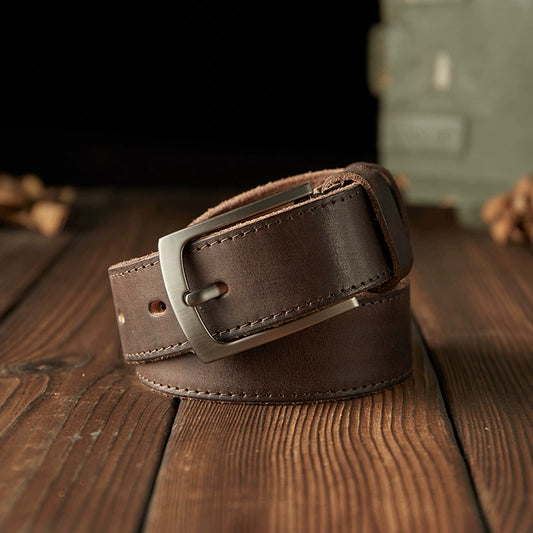 Cowhide belt delivery 3 to 7 working daysing
