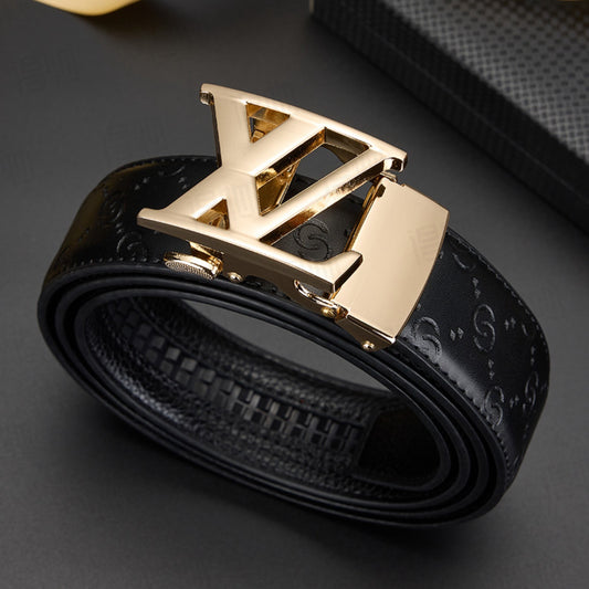 L Genuine leather belt V delivery 3 to 7 working days