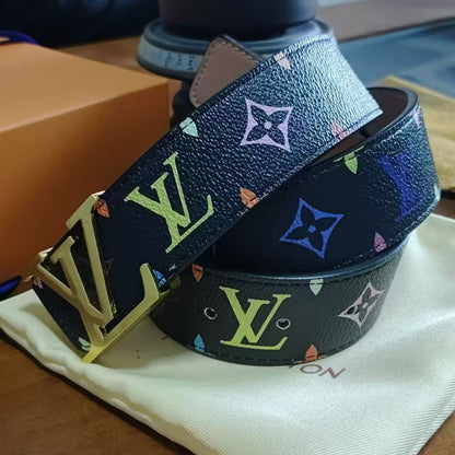 L Genuine leather belt V delivery 3 to 7 working days