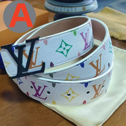 L Designer's genuine leather belt V  delivery 3 to 7 working days