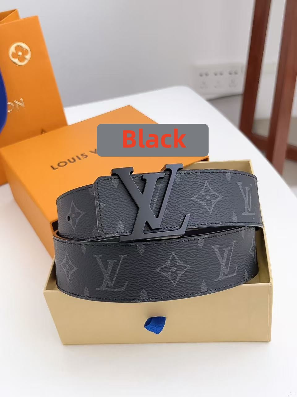 L Genuine leather belt V delivery 3 to 7 working days