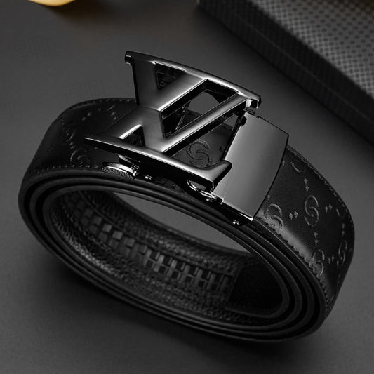 L Genuine leather belt V delivery 3 to 7 working days