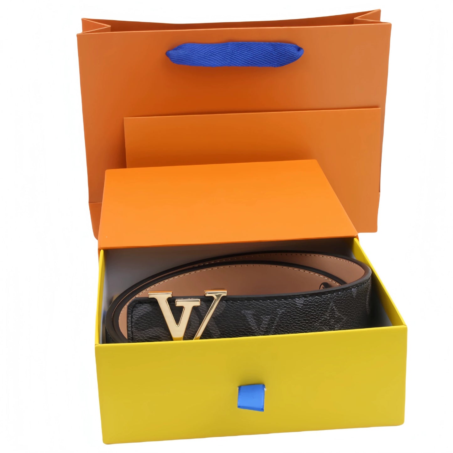 L Genuine leather belt V delivery 3 to 7 working days