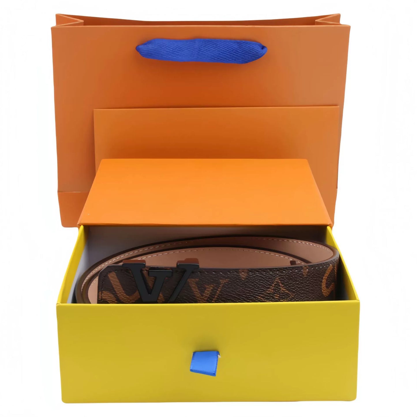 L Genuine leather belt V delivery 3 to 7 working days