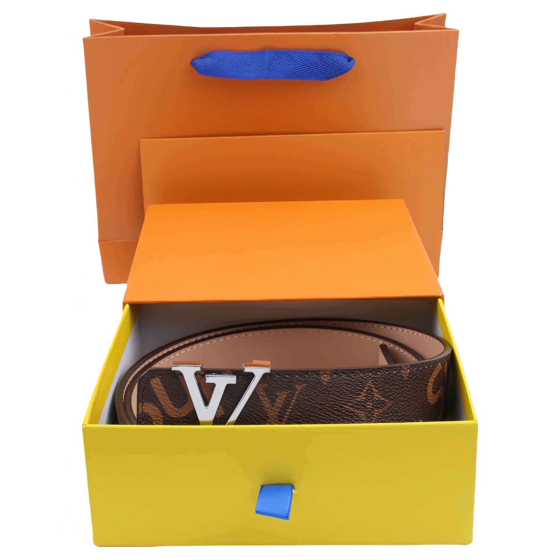 L Genuine leather belt V delivery 3 to 7 working days